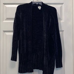 Chenille cardigan